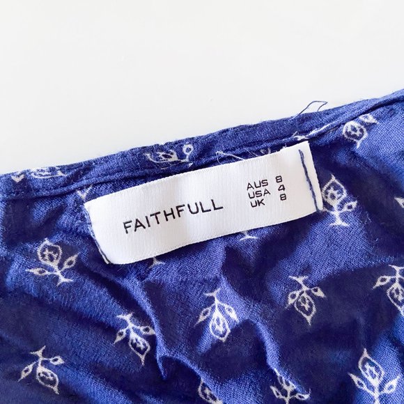 NWOT Faithfull tie wrap top size AUS 8, US 4 - Picture 10 of 12